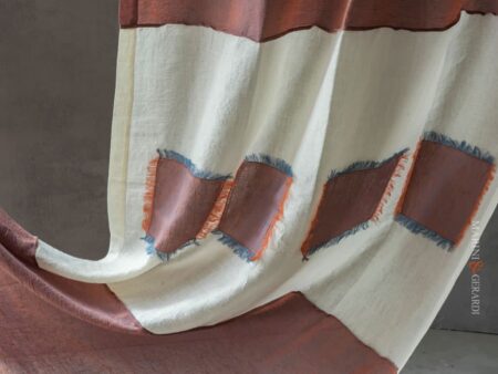 tende di design in lino panna bordeaux - Marini & Gerardi