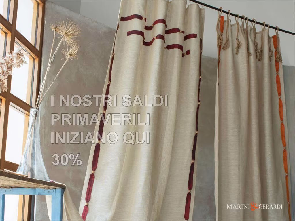DESDEMONA tende moderne in sconto coupon 30% primavera 2022