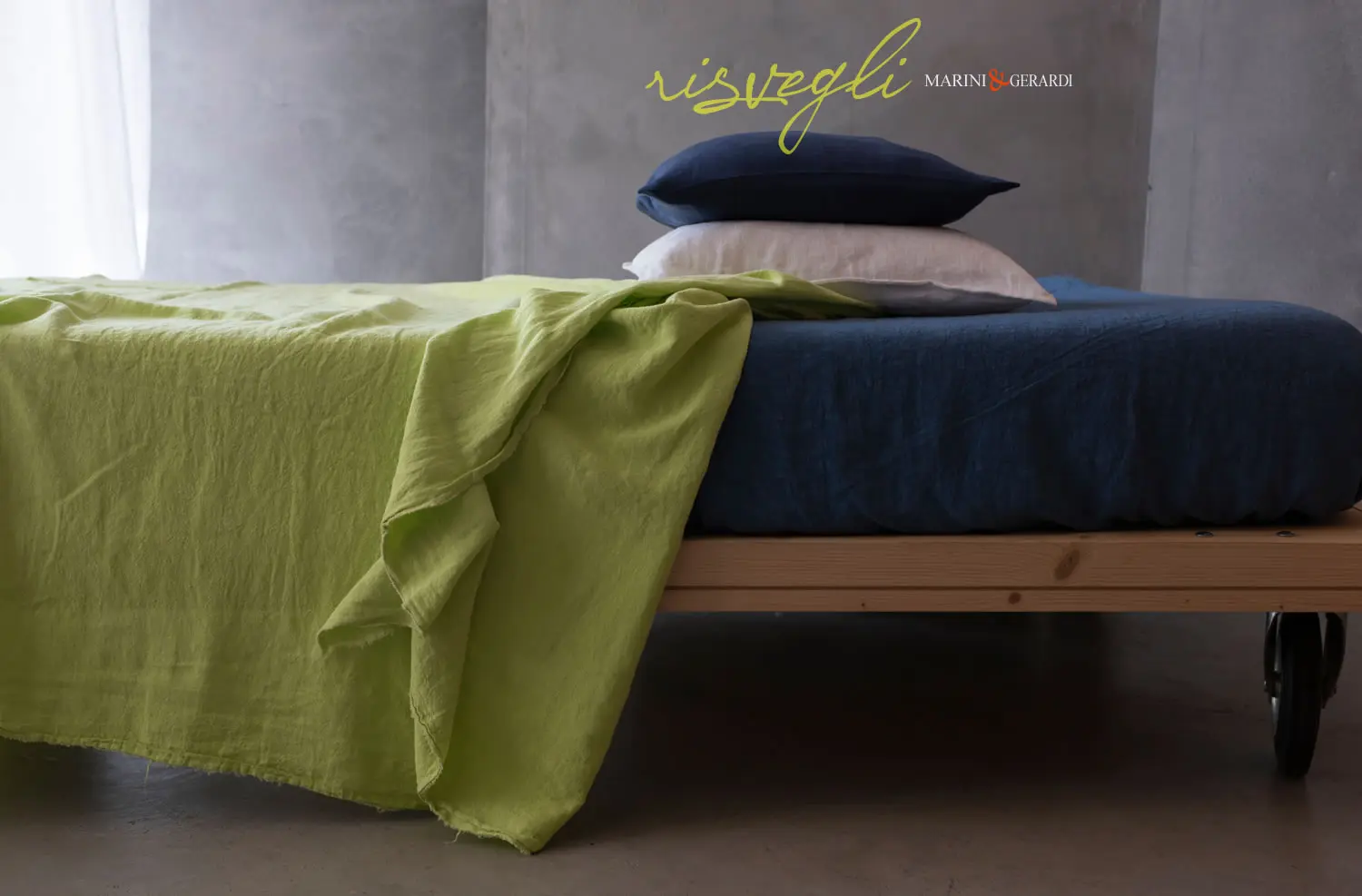 completo letto con lenzuola in lino colori mix and match 2022