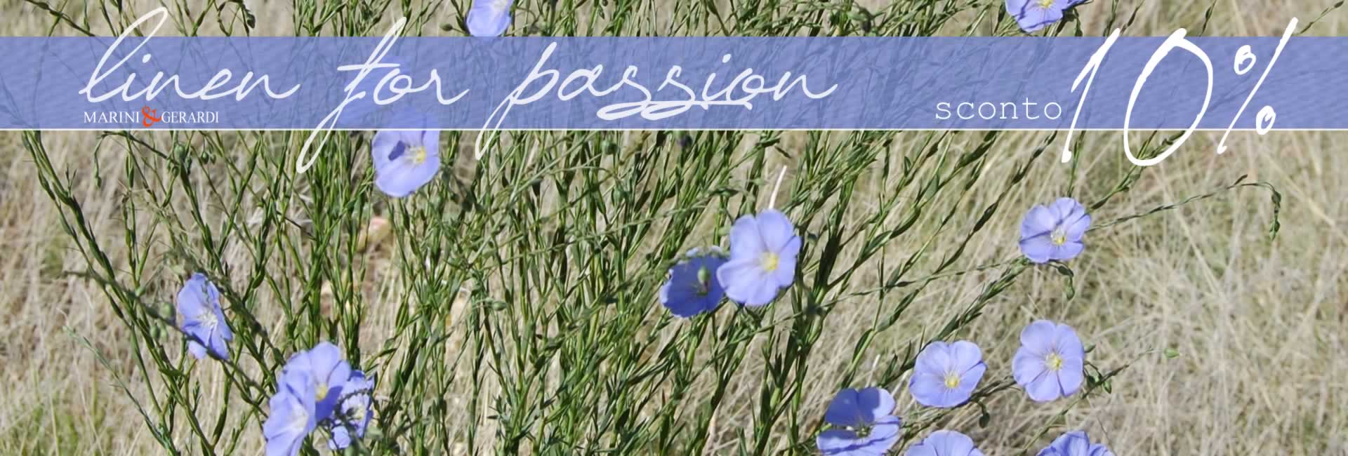 estate 2022 sconti del 10% biancheria casa in lino