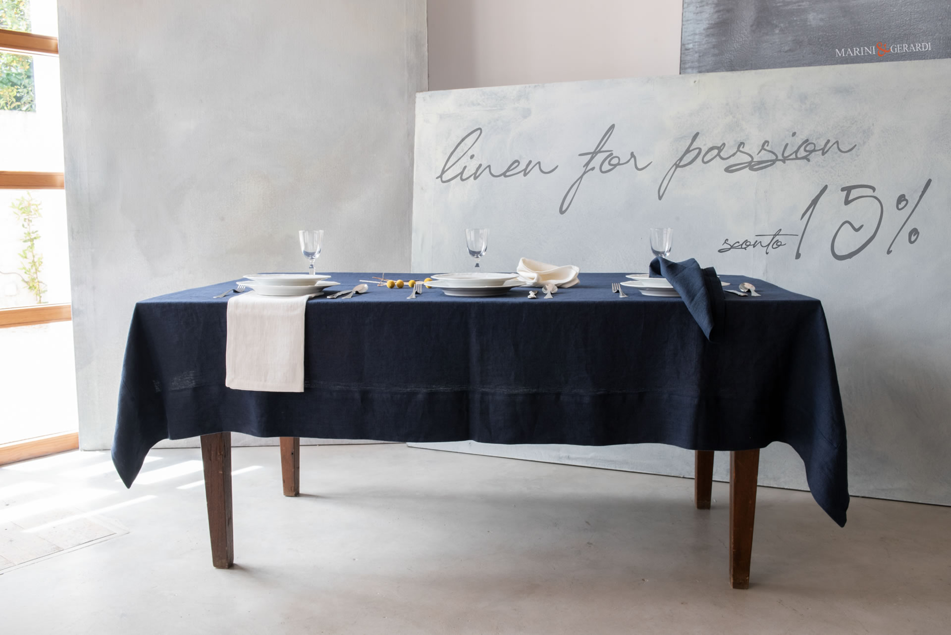 estate 2022 sconto 15 per cento tovaglie tavola in lino