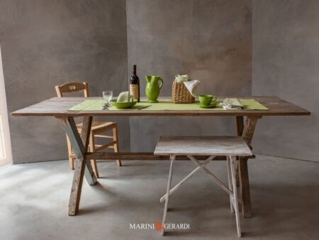 ROUTE 55 - Tavoli in Legno Massello Artigianali - Shabby