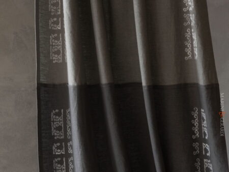 MARRAKECH tende moderne design soggiorno in lino grigio