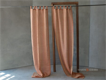 VILLA CASTELLI mini - Tende per Vetro Finestra Soggiorno - Vetrasse di Lino