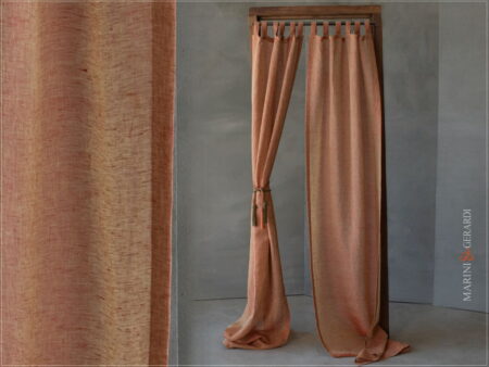 tende vetro finestra in lino giallo sole - Marini e Gerardi