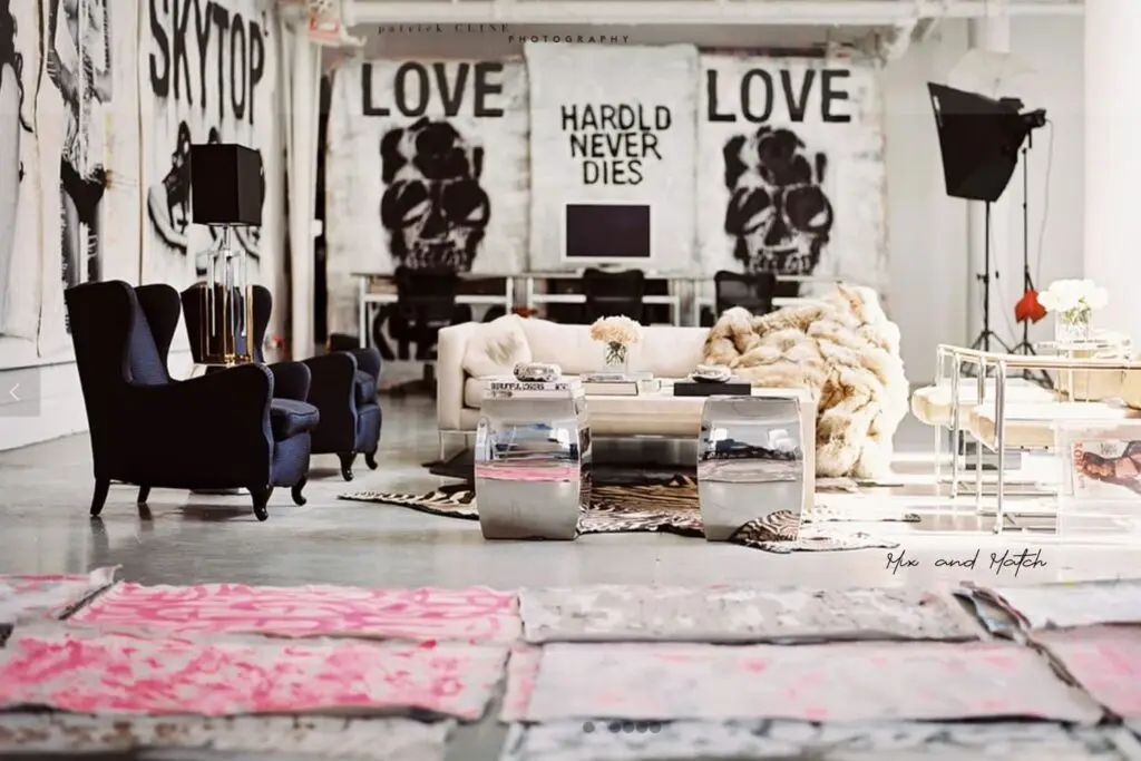 patrick cline livig room mix and match