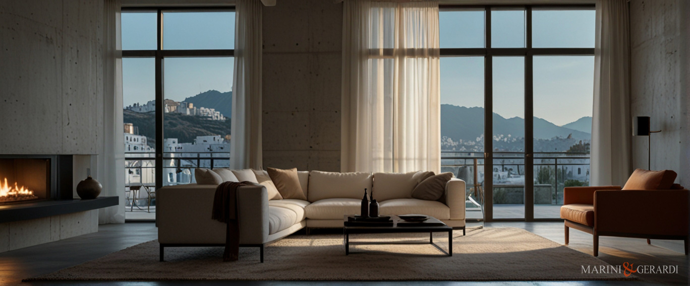 Negozi di tende a carovigno e tendaggi da interni in lino