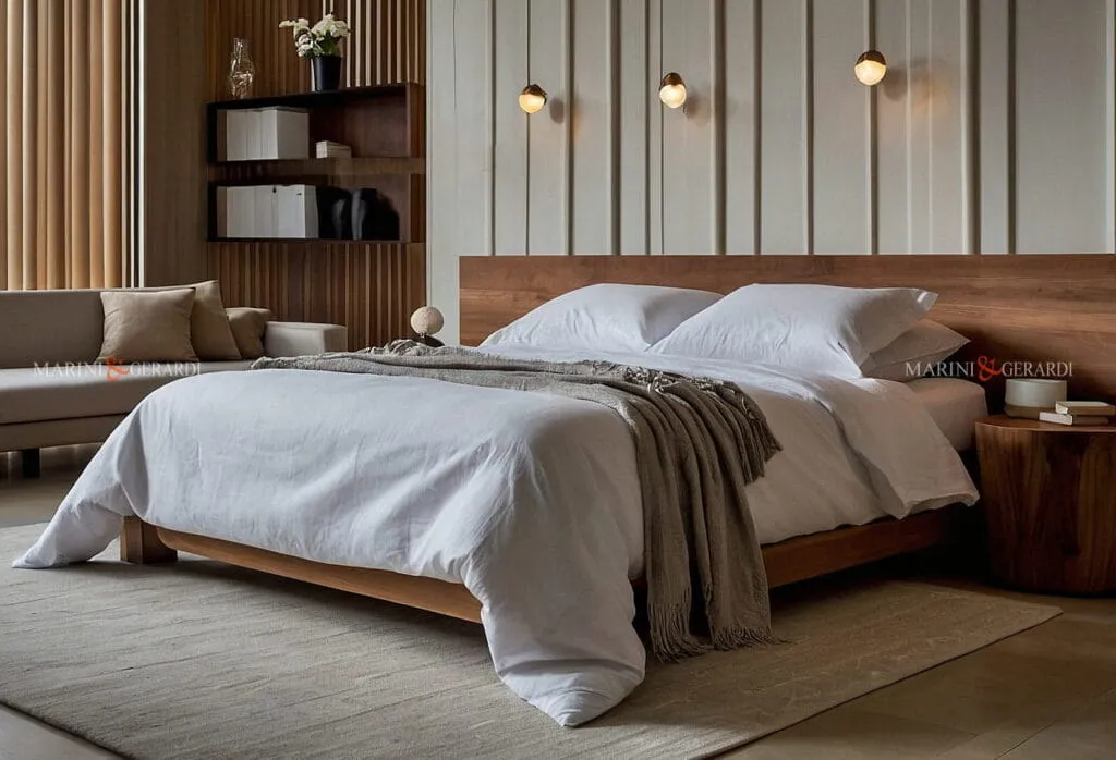 Sacco piumino matrimoniale in lino set lenzuola