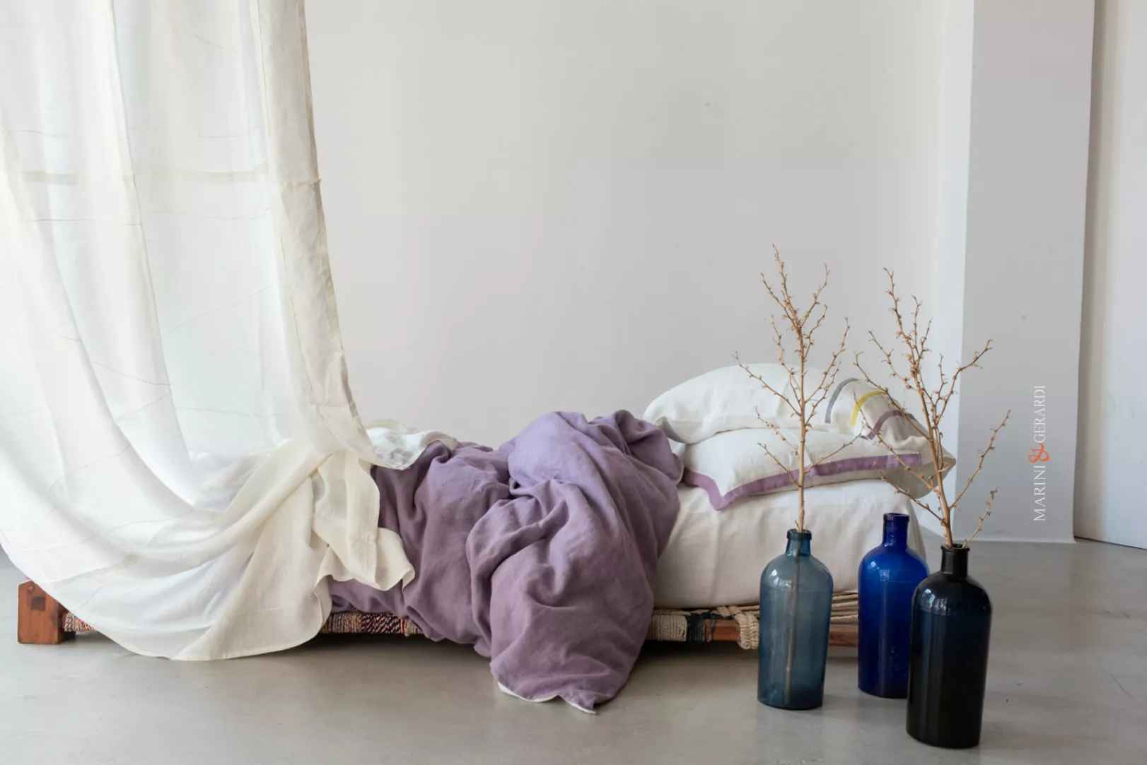 copripiumino matrimoniale 250x200 in lino sacco con patella