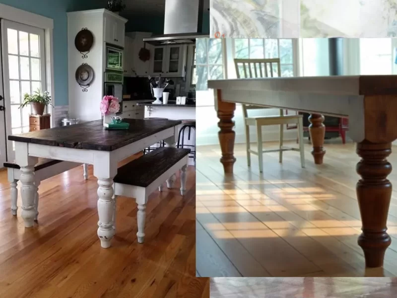 tavolo rustico legno massello per cucina chic