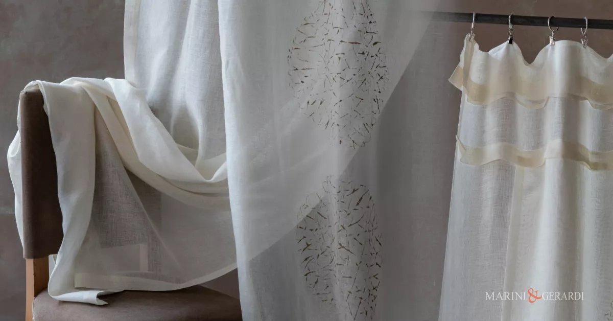 tende pavia tendaggi in puro lino con doppio telo