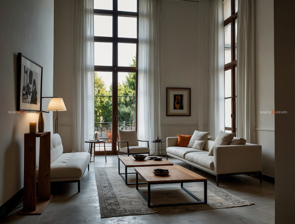 Tende e tendaggi su marini & gerardi arredo interni