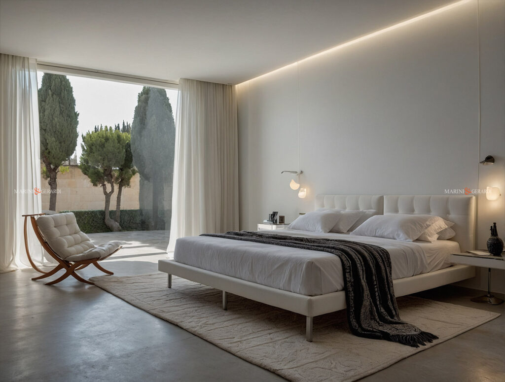 Confezione tende e tendaggi online stanza da letto