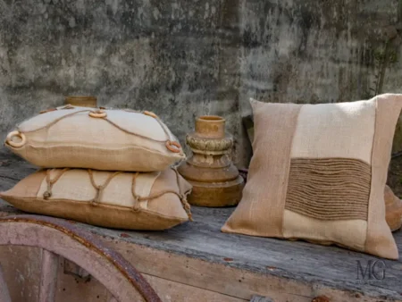 Cuscini arredo mare montagna juta corda savana