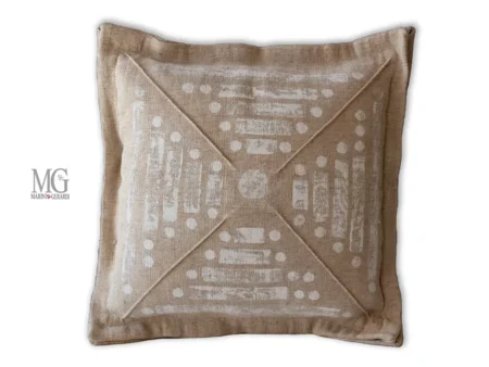 Cuscini decorativi per divano shabby in cotone design tracce cc243