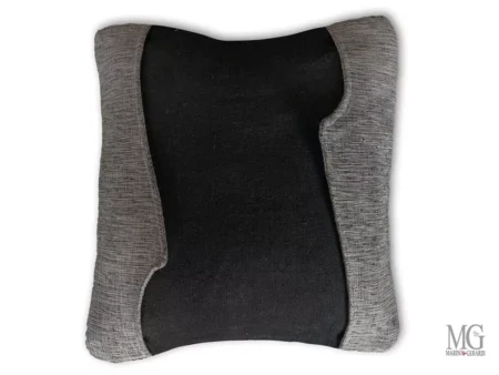 Cuscini moderni divano 45x45 futurista grigio nero cc042