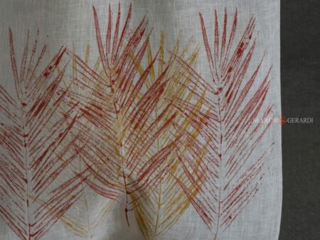 Tende cucina a vetro moderne campo di grano rosso giallo - Marini & Gerardi