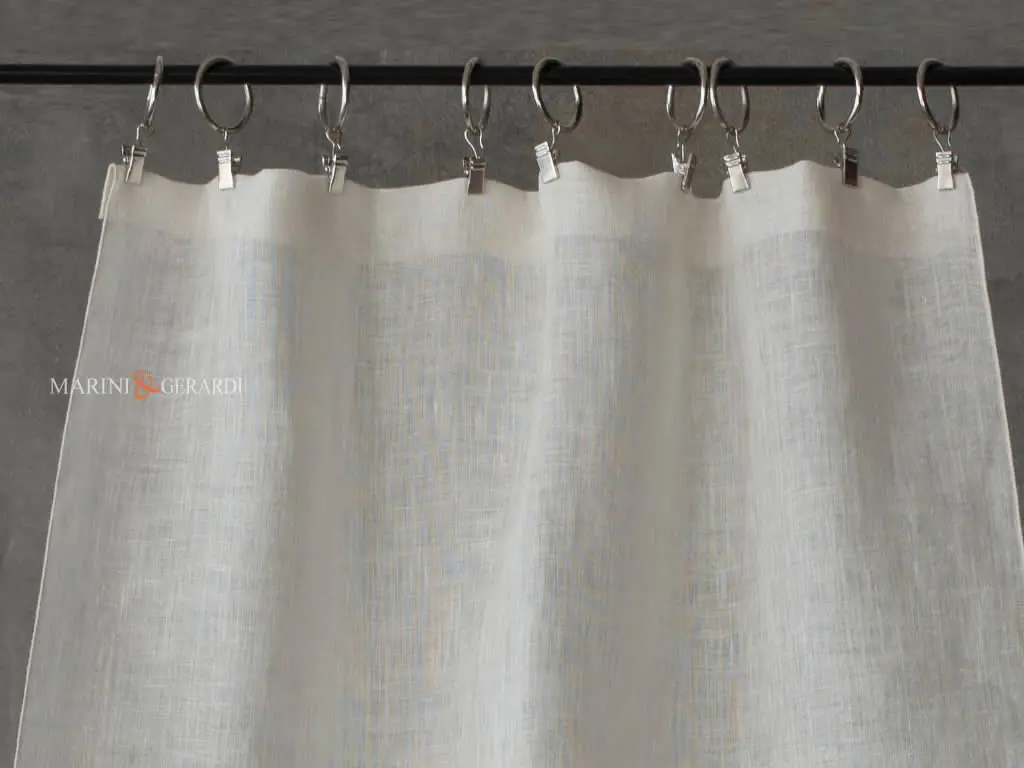 Tende da cucina a vetro campo di grano con clips - Marini & Gerardi