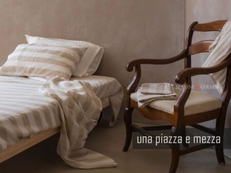 Completo lenzuola una piazza e mezzo in lino