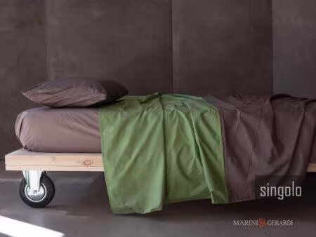 Set lenzuola parure letto singolo cotone percalle