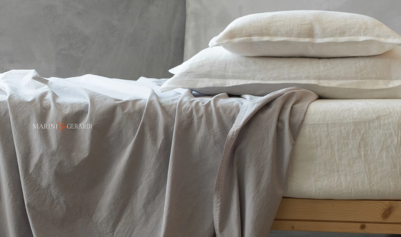 Completo letto lenzuola 1 piazza e mezza scontate cotone lilla