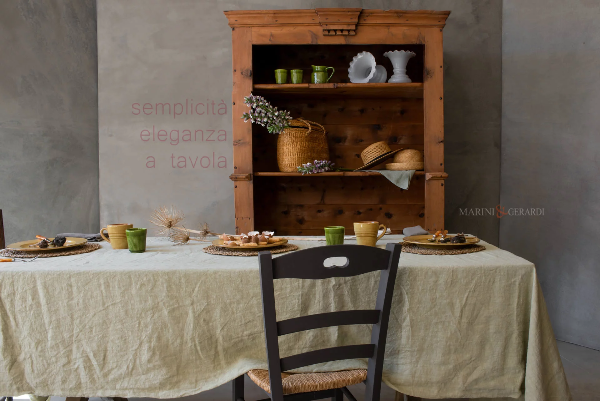 Misure tovaglia da 12 a tavola lino sabbia