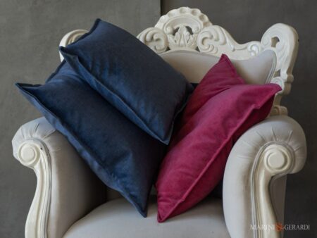 Copricuscini divano in velluto decorativi antimacchia