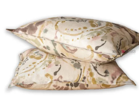 Cuscini decorativi letto eleganti in lino