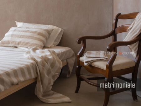 Parure matrimoniale lenzuola in lino