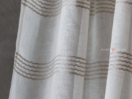 Tende a vetro casa mare montagna in lino