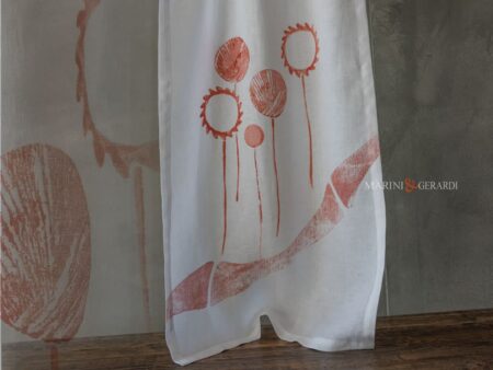 Tendine per finestre fiori rossi - Marini & Gerardi