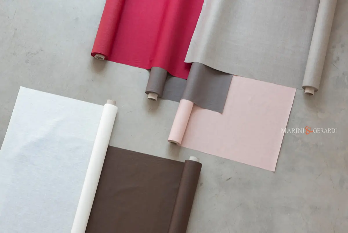 Tessuto idrorepellente elegante in lino