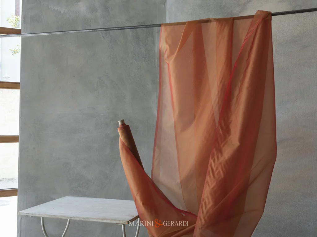 Organza di seta per tende aracione