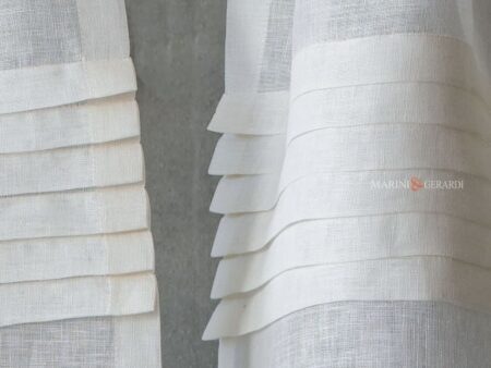 Tende plissettate moderne in lino