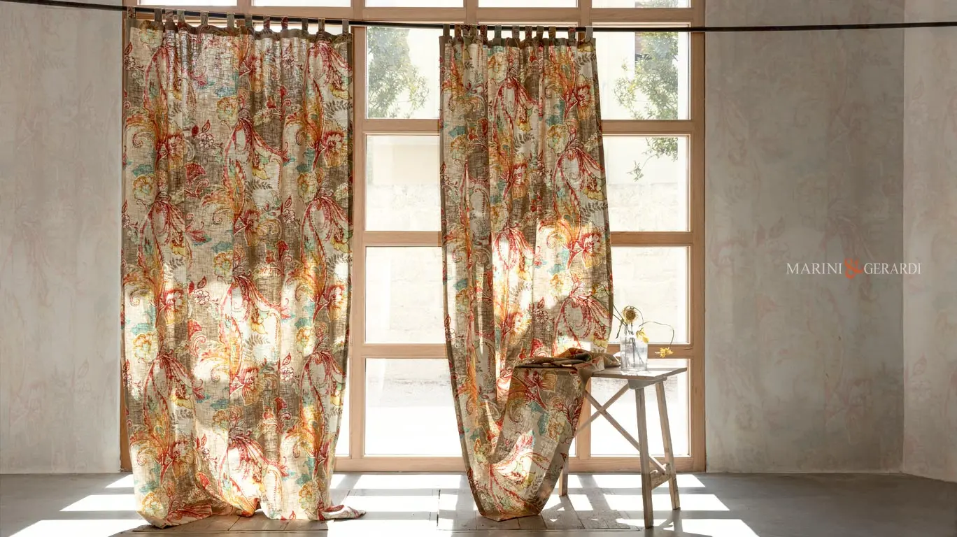 Tende provenzali moderne eleganti a fiori
