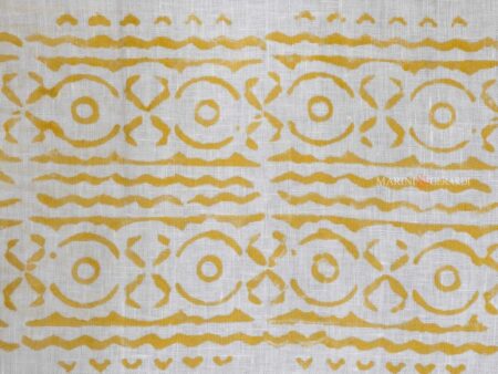 Tende a vetro su misura moderne design orientale in giallo