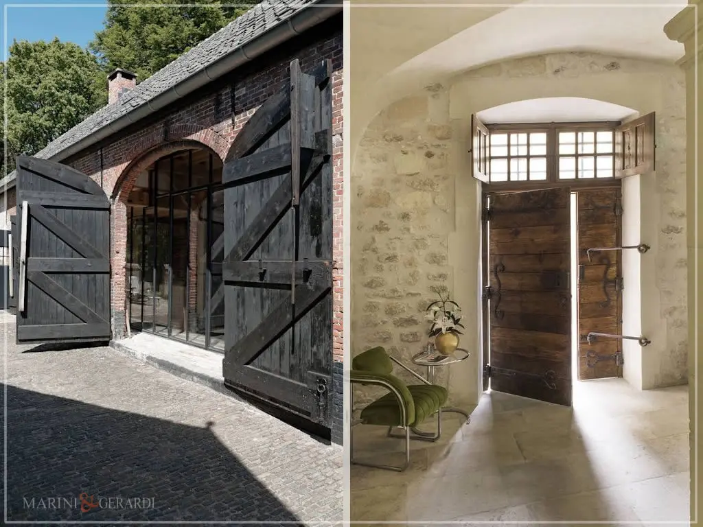 Porta granaio interno esterno su misura