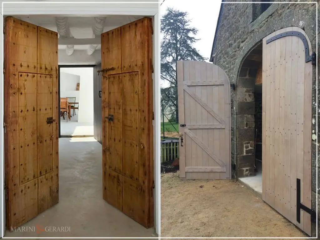 Porta granaio portoni interno esterno su misura