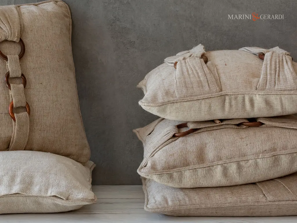 Cuscini d arredo eleganti juta cotone cc024