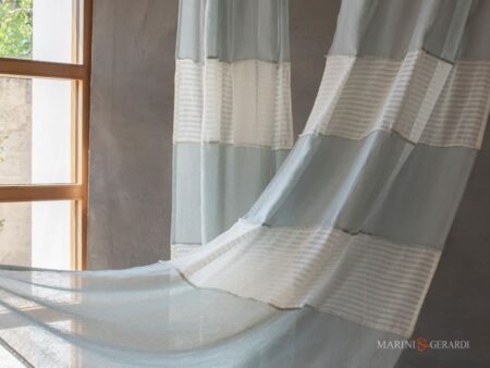 Tenda da interno moderne doppio taglio in purissimo lino