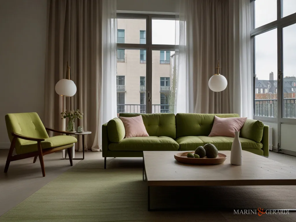 Tessuti per tende da interno in lino stropicciato