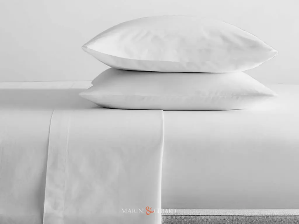 Tessuto per lenzuola in raso di cotone