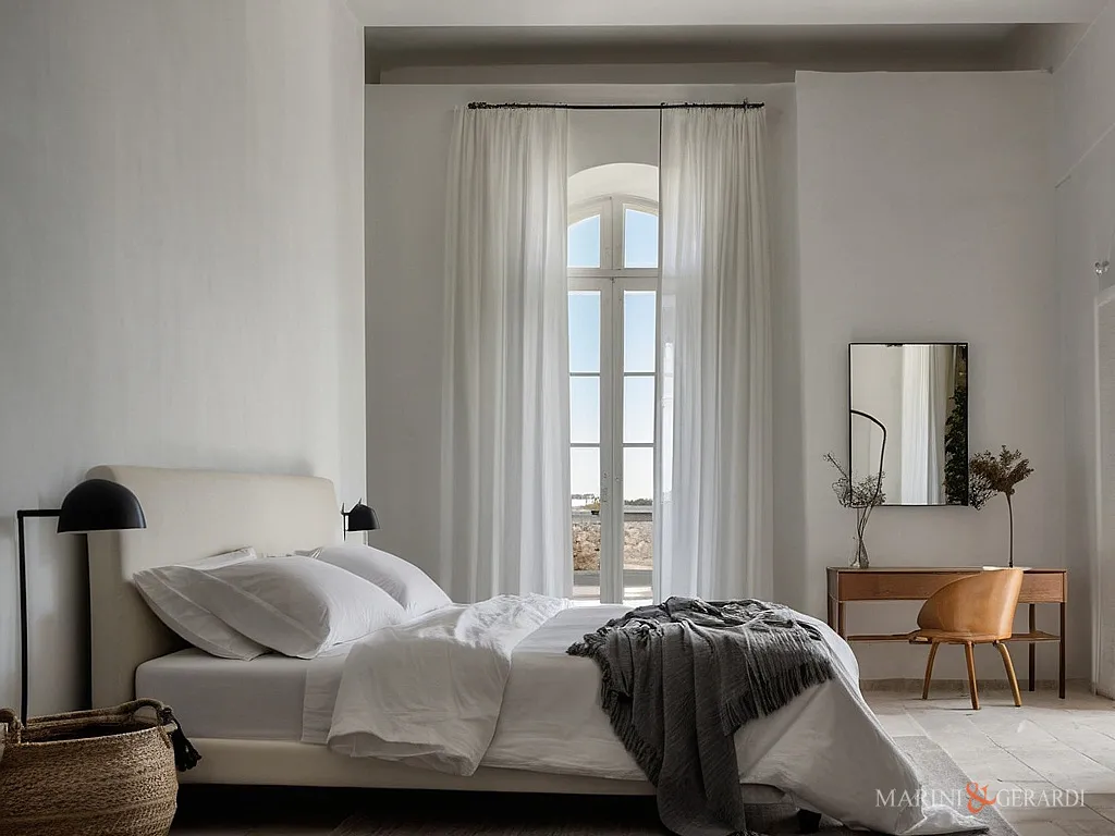 Tessuto per tendaggi lenzuolz in lino acaya