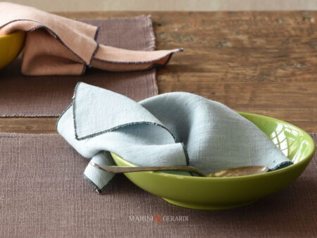 Tovagliette colazione personalizzate tovaglioli lino in omaggio