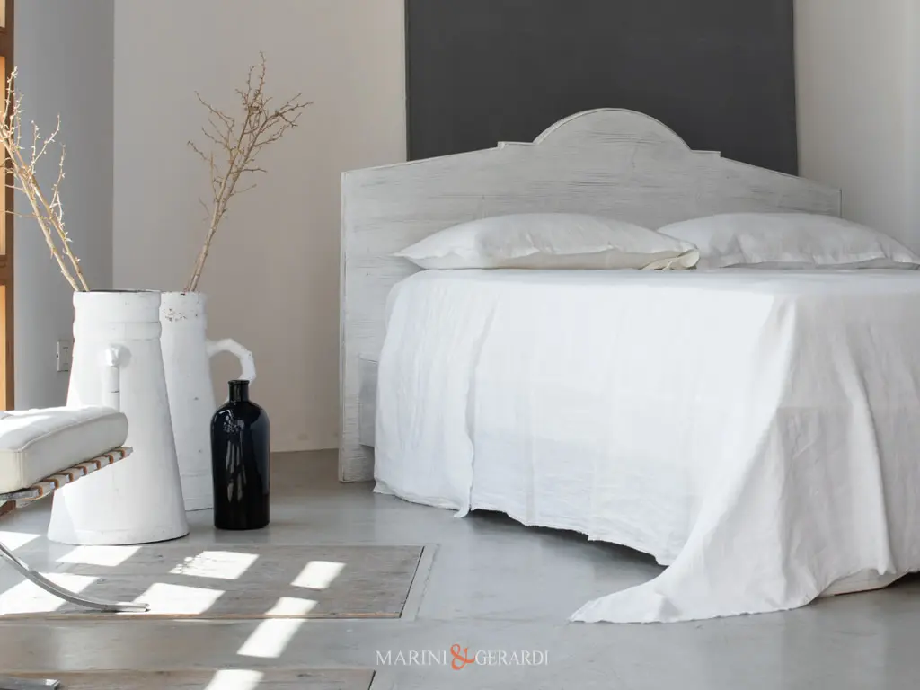 Letto una piazza e mezza legno masello produzione artigianale - Marini&Gerardi