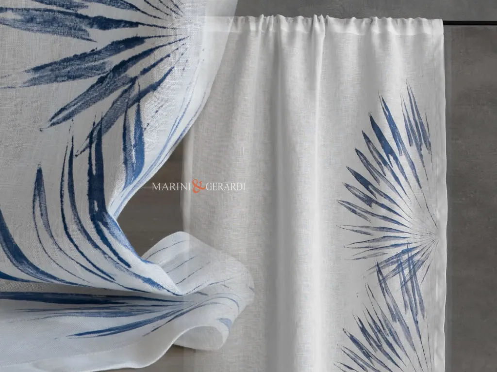 Tende moderne in lino per finestre soggiorno