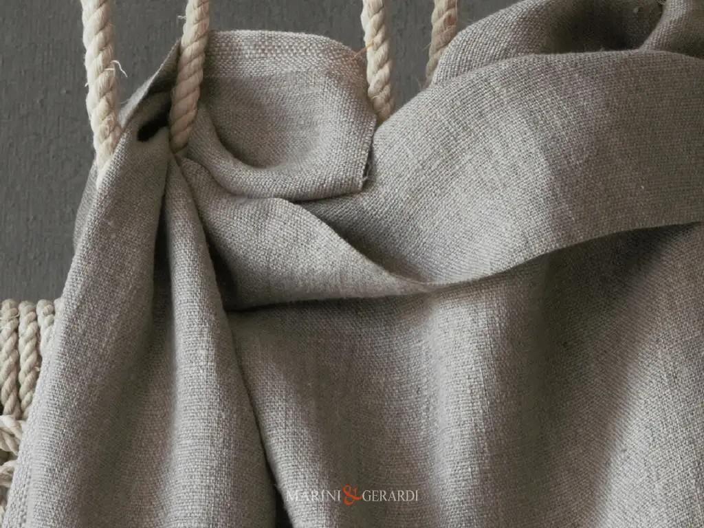 Tessuto lino tende country rustico naturale