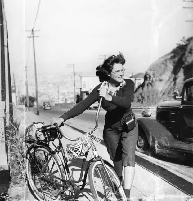Ruth orkin in bicicletta 1939