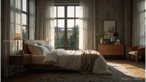 Sacco per piumino matrimoniale in lino arredo letto