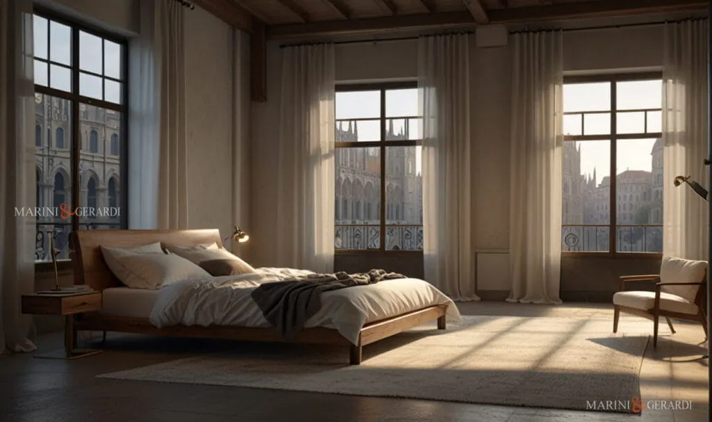 Sacco per piumino matrimoniale in lino arredo su misura